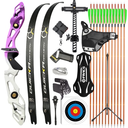 BOSEN 18-50bs Recurve Bow Kit Takedown Shooting Archery