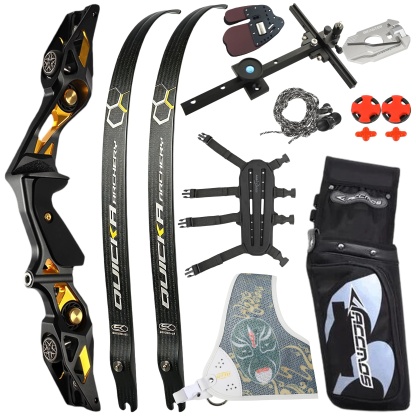 BOSEN 18-50bs Recurve Bow Kit Takedown Shooting Archery