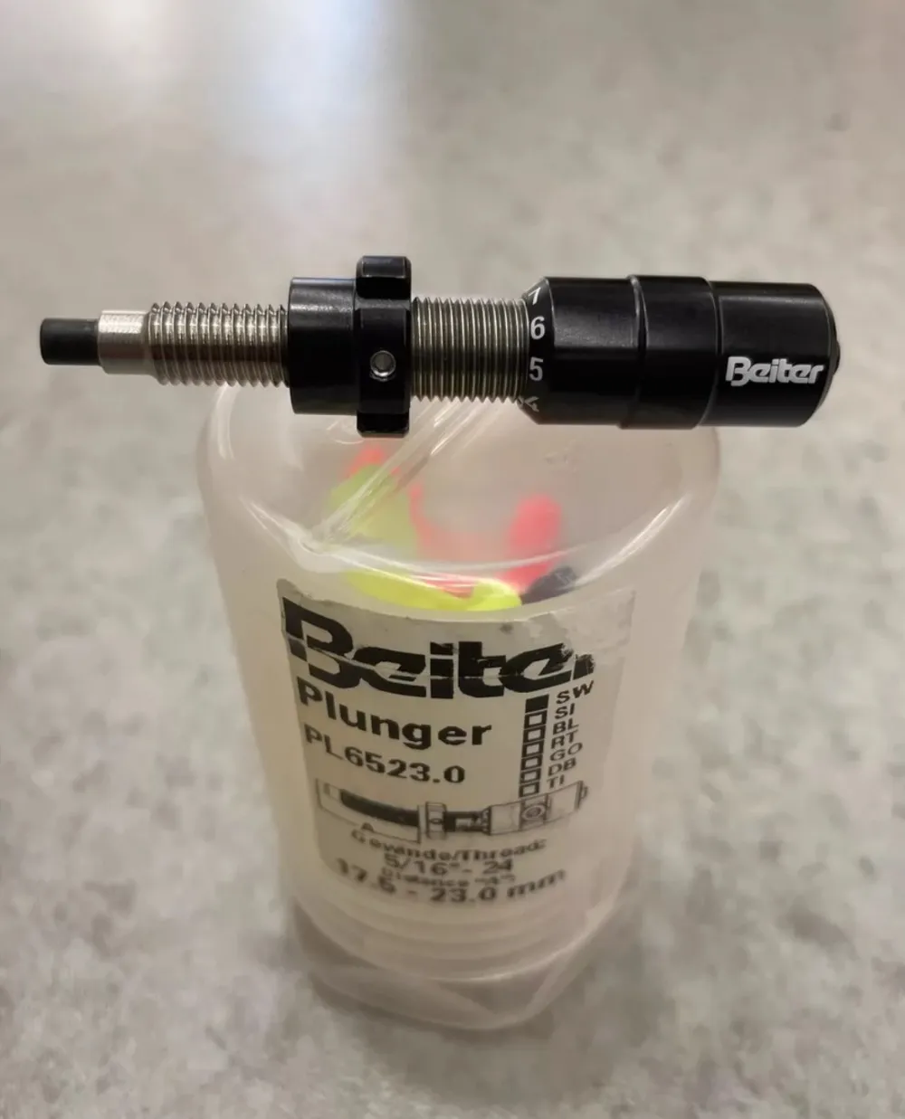 Beiter Recurve Bow Plunger Original Authentic Made in Germany QR Code Detectable