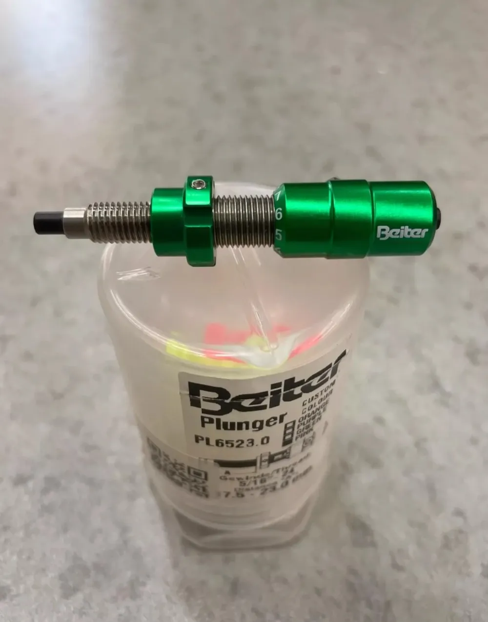 Beiter Recurve Bow Plunger Original Authentic Made in Germany QR Code Detectable