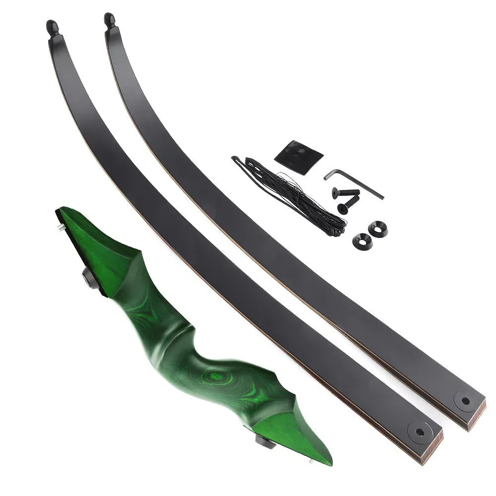 Black Hunter 60'' Archery Recurve Bow Kit T 20-60lbs for Hunting