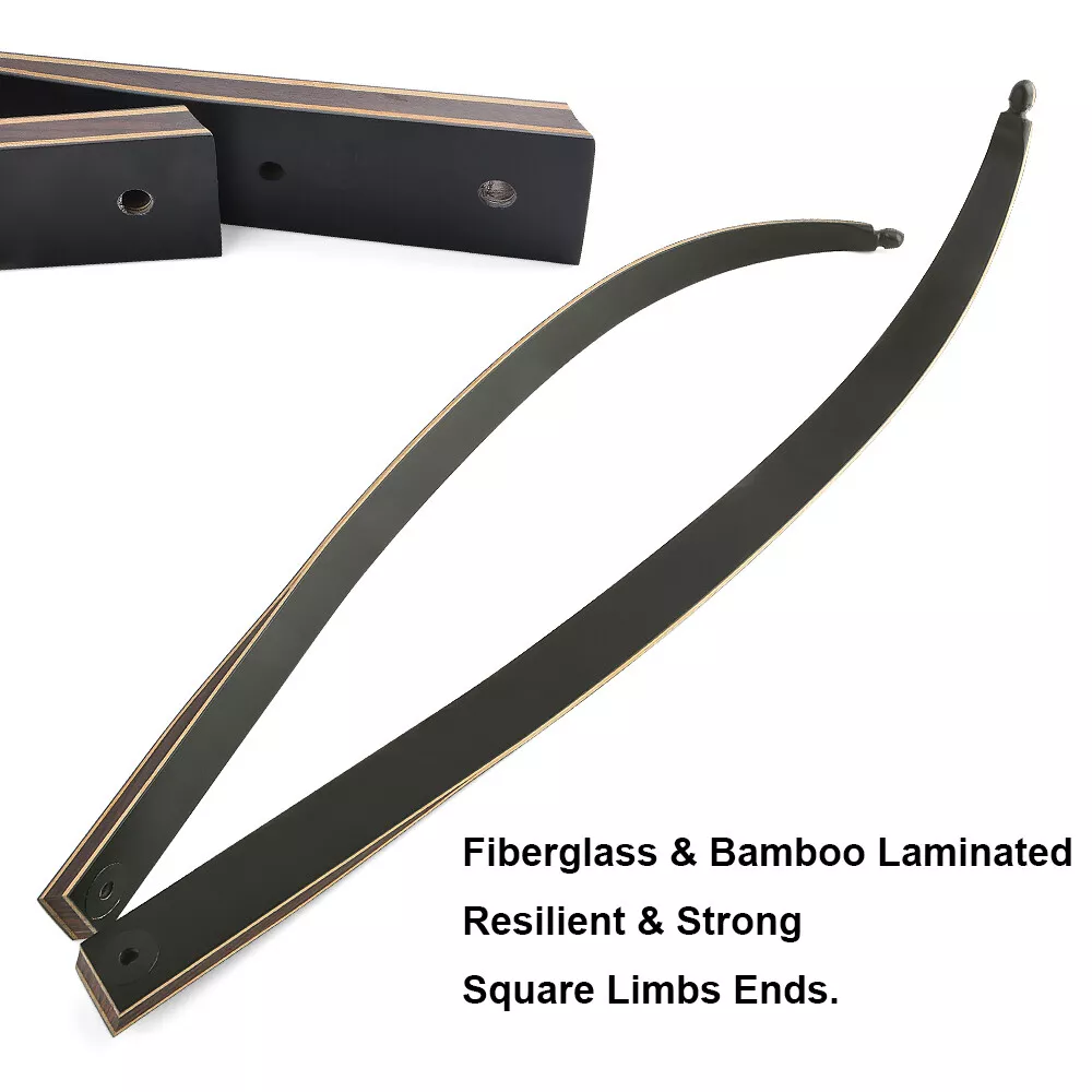 Black Hunter 60'' Archery Recurve Bow Kit T 20-60lbs for Hunting