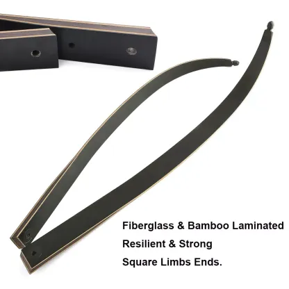 Black Hunter 60'' Archery Recurve Bow Kit T 20-60lbs for Hunting