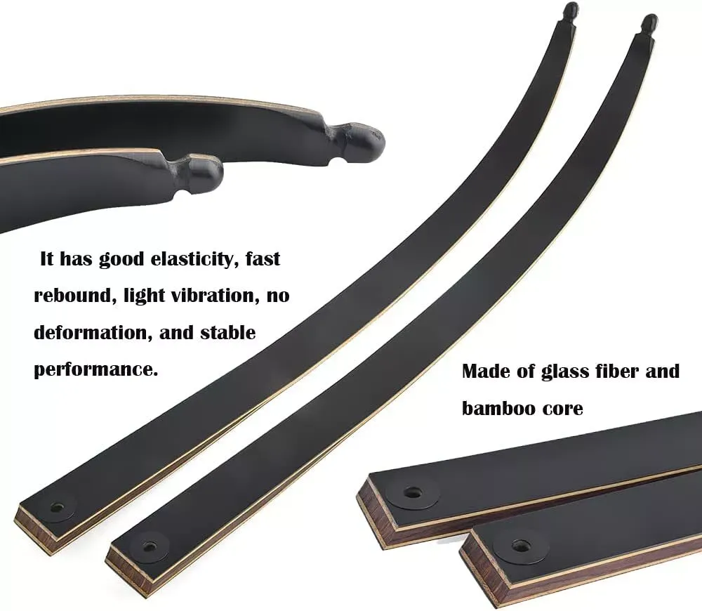 BlackHunter 60" Recurve Bow Arrow Set 20-60lbs RH LH