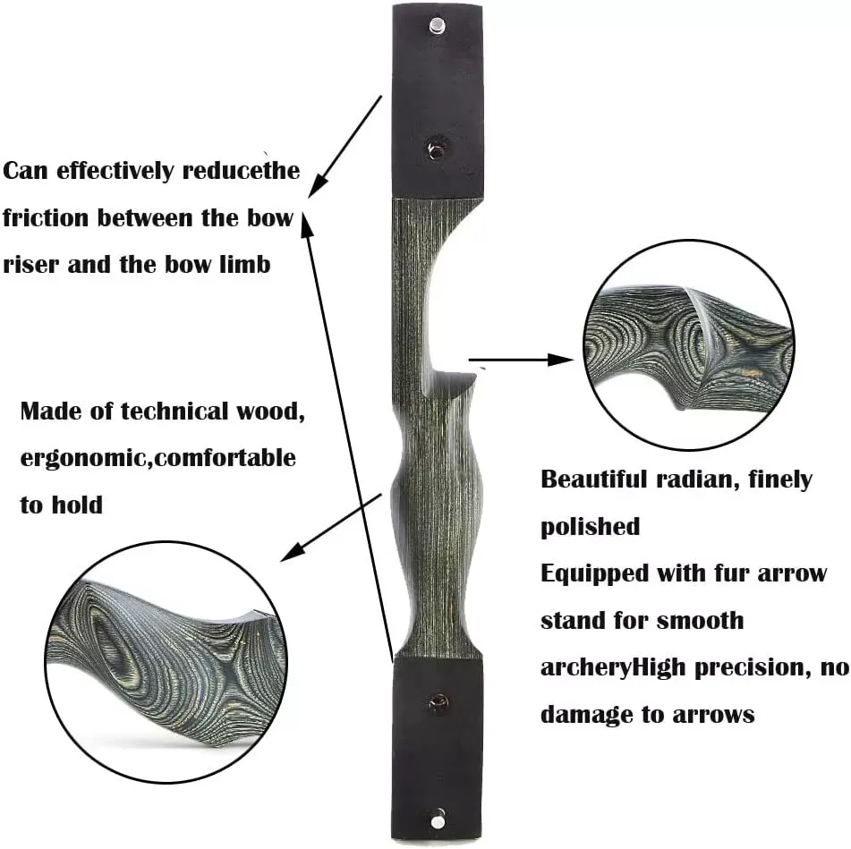 Blackhunter 60" Longbow Arrow Set  20-60lbs RH LH
