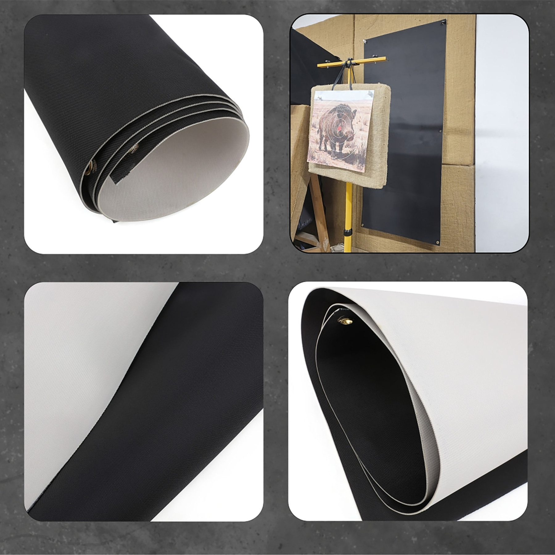 AMEYXGS Archery Target Backstop Cloth Heavy Duty Netting Mat