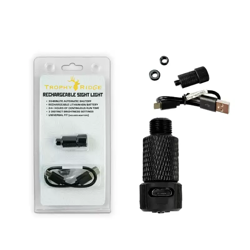 Archery Rechargeable Sight Light TEFEIRJI LED Bow Accessory