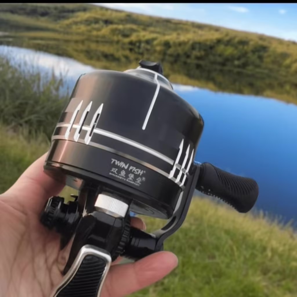 MPX45 Bowfishing Reel Double Fish Fortress 120M Metal Reel