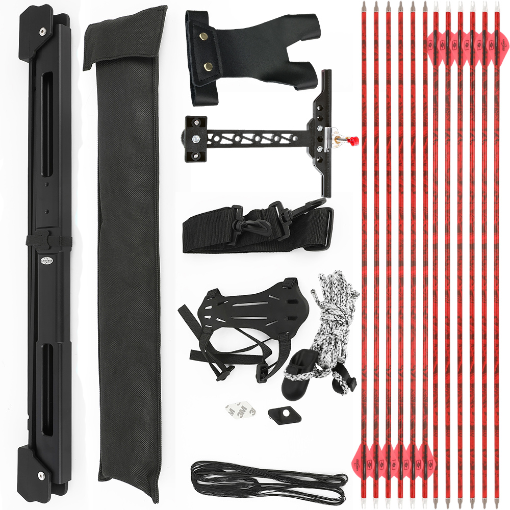 AME Folding Recurve Bow 35lb – Complete Set