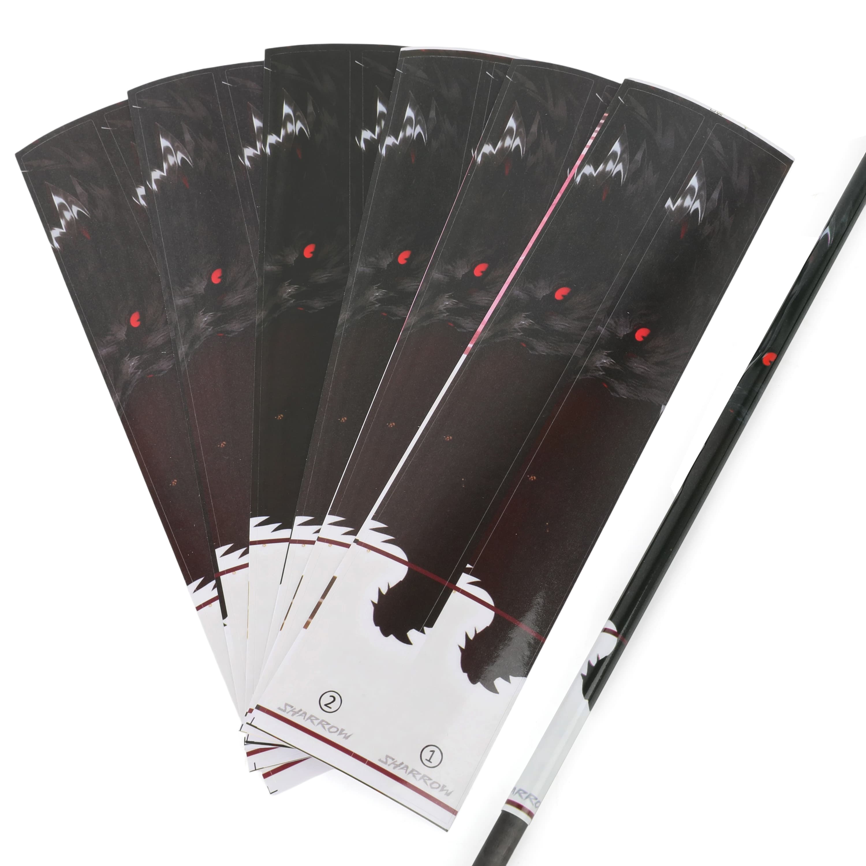 Arrow Shaft Stickers DIY Archery Arrow Wraps for Custom Arrow Builds