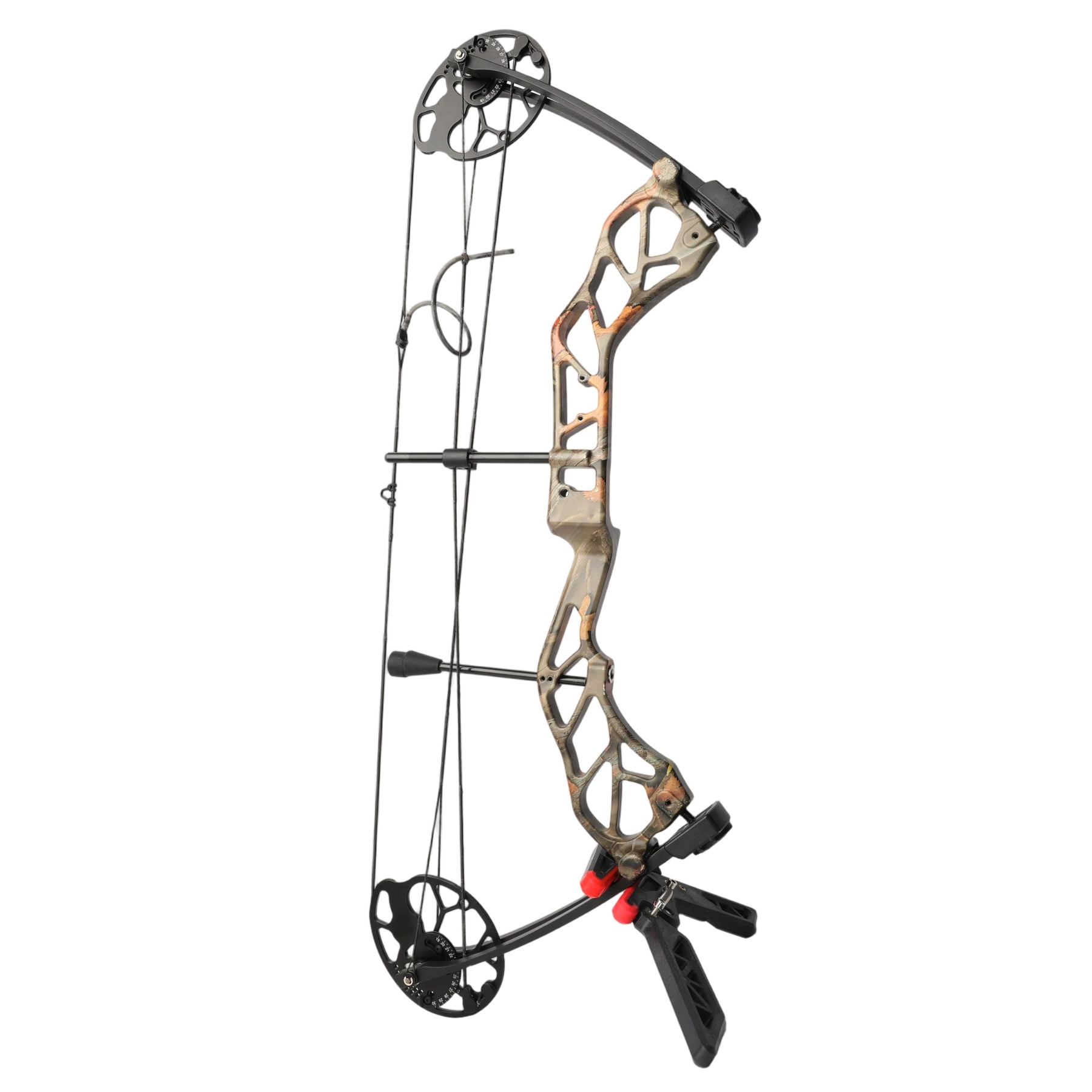 Compound Bow Stand Holder Kick Rack Legs Bracket Adjustment Archery