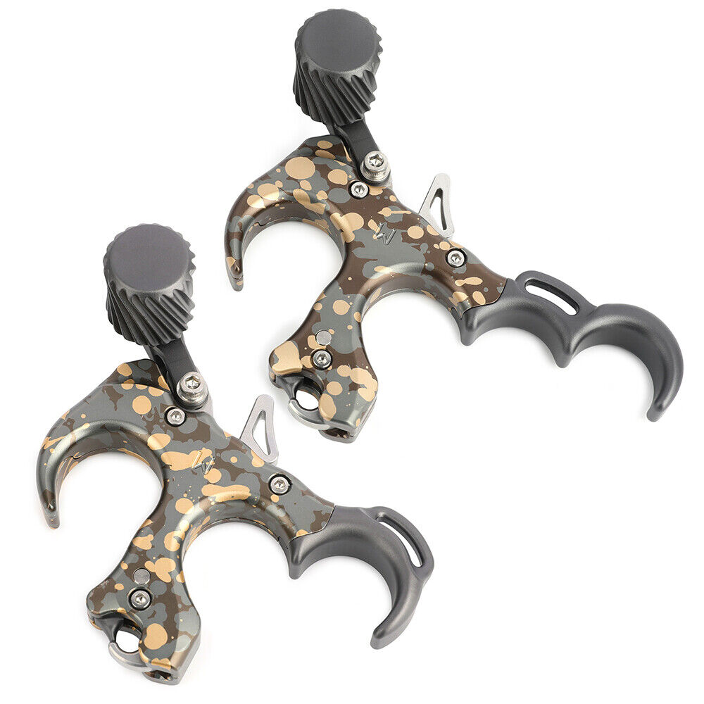 Compound Bow Thumb Release Aids 3 4 Finger Trigger Adjustable  RH LH 