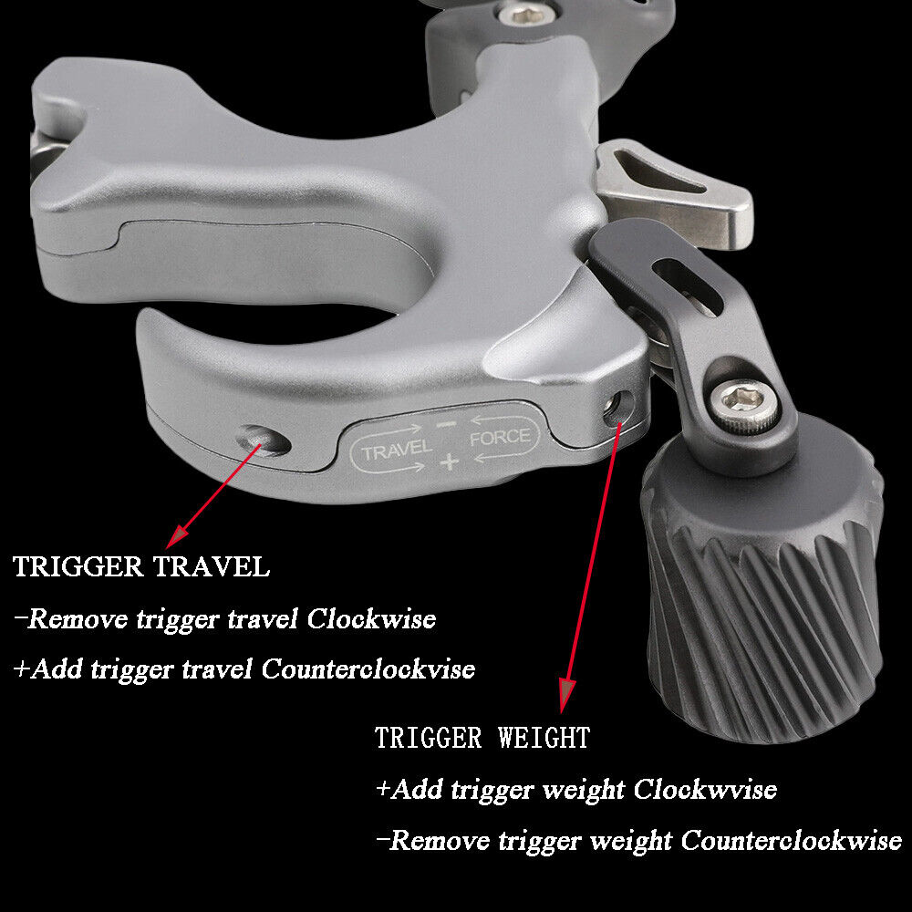 Compound Bow Thumb Release Aids 3 4 Finger Trigger Adjustable  RH LH 