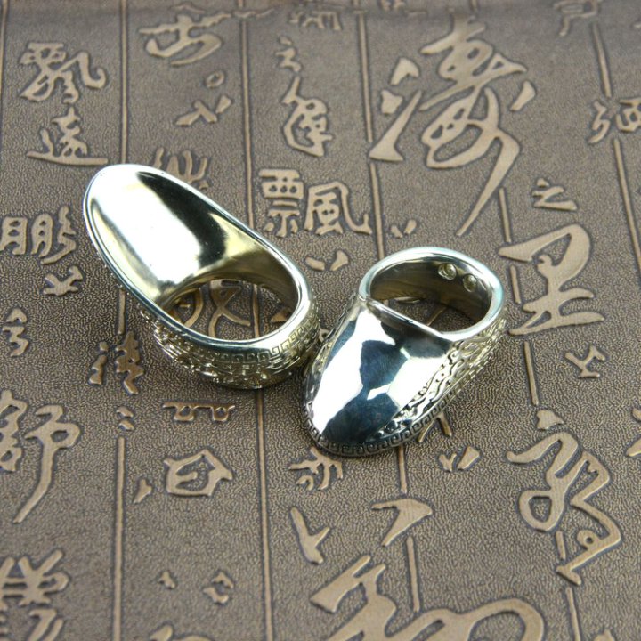 Archery Thumb Ring Copper Deep Hook Thumb Release Ring