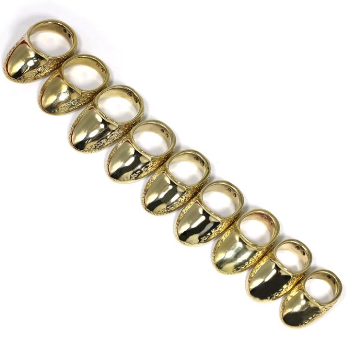 Archery Thumb Ring Copper Deep Hook Thumb Release Ring