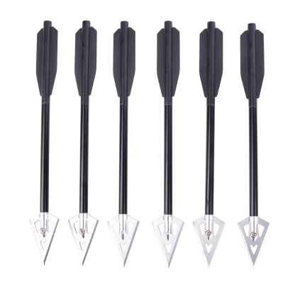 AME ARCHERY Aluminum Shaft Broadhead Mini Crossbow Arrows (12pcs)