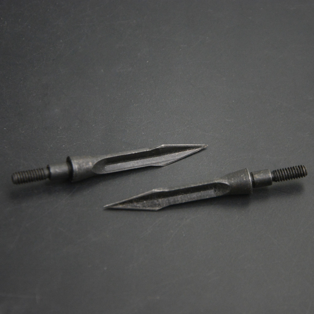 AME ARCHERY Blade Piercing Carbon Steel Arrow Tips(12pcs)
