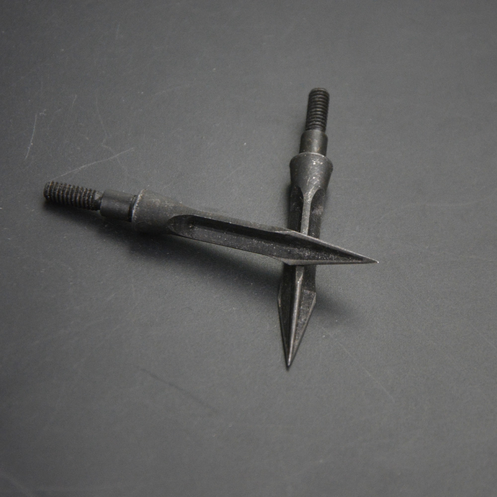 AME ARCHERY Blade Piercing Carbon Steel Arrow Tips(12pcs)