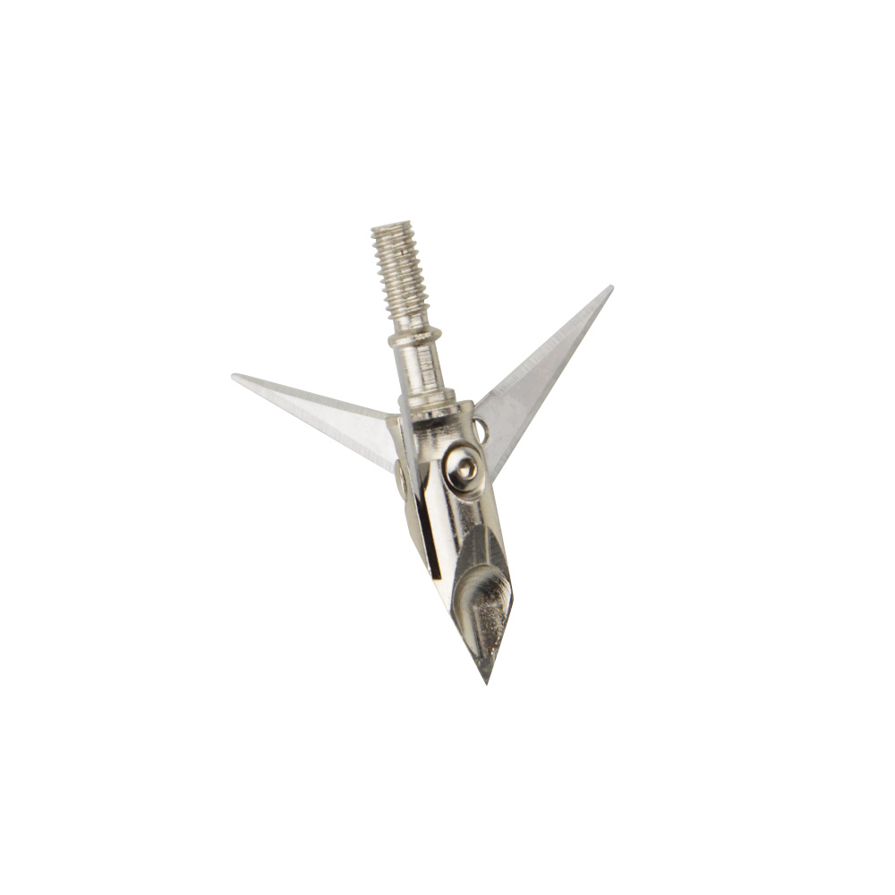 AME ARCHERY Bobcat Stainless Steel Broadheads – 100 Grain (6.5g) 12PCS