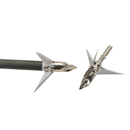 AME ARCHERY Bobcat Stainless Steel Broadheads – 100 Grain (6.5g) 12PCS