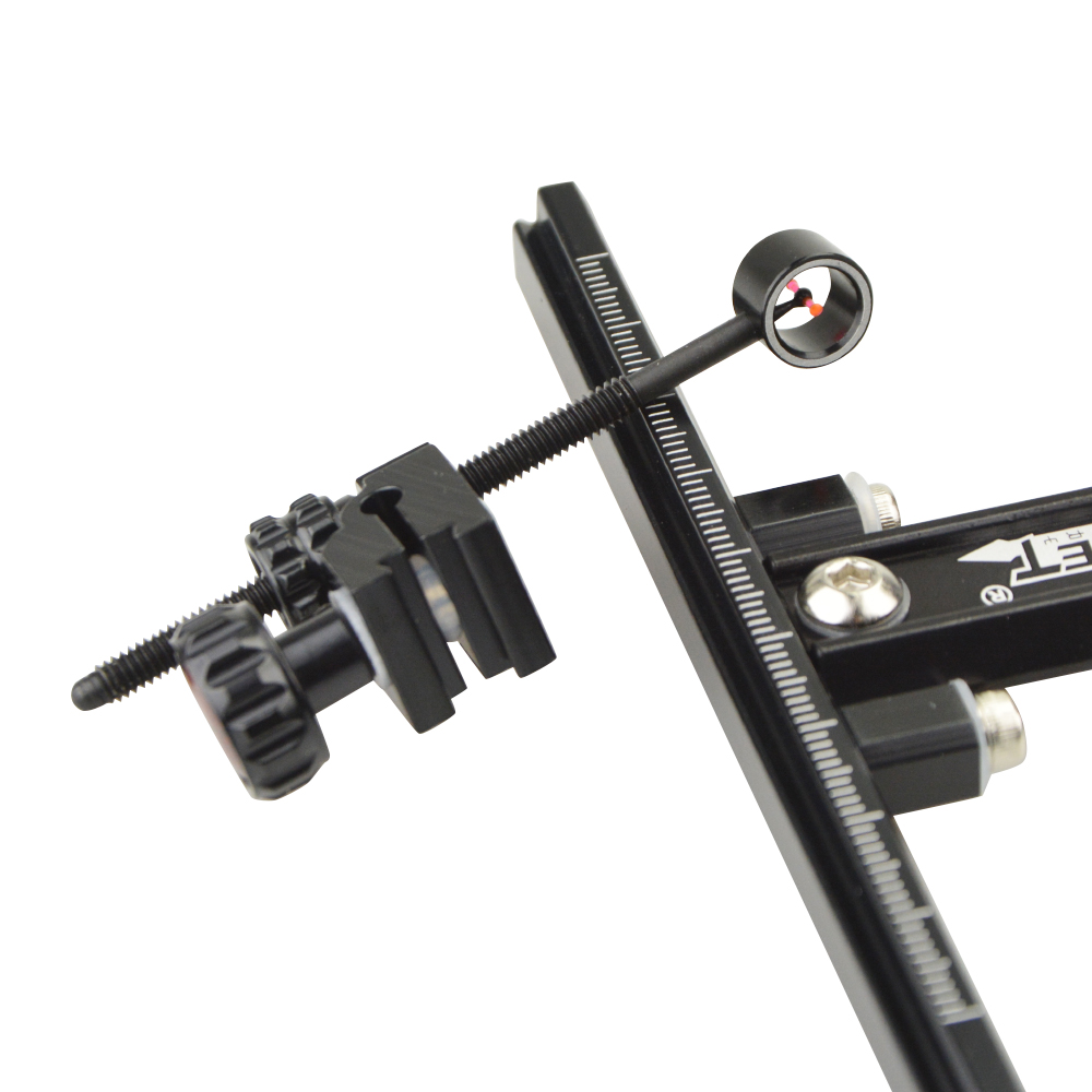 Soohupet 6" Short Recurve Sight, Aluminum Alloy, Left/Right Hand, 133g