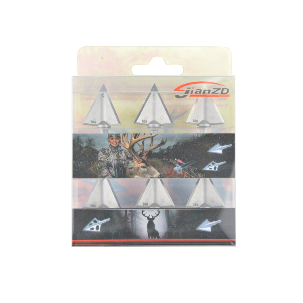 X3 Stainless Steel Arrowheads, 12 pcs, 100 Grain (6.8g)