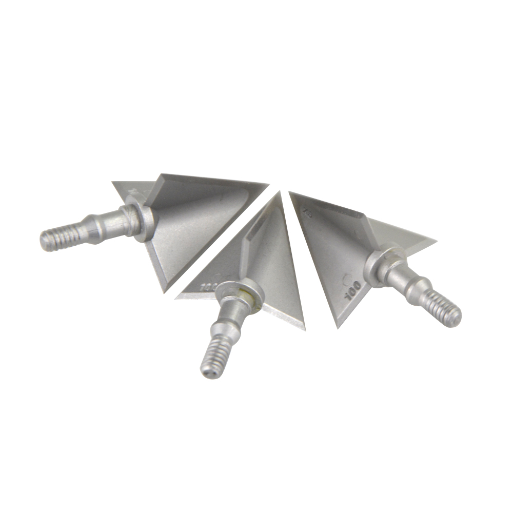 X3 Stainless Steel Arrowheads, 12 pcs, 100 Grain (6.8g)