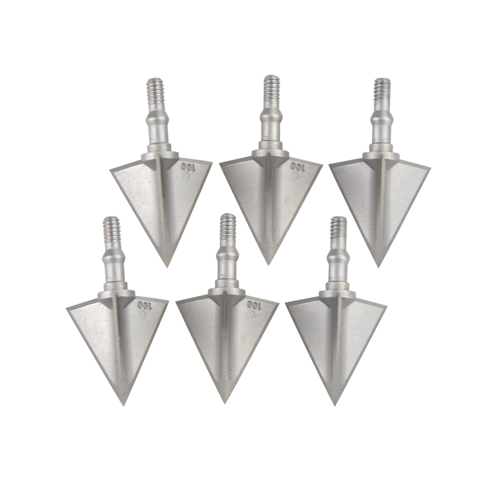 X3 Stainless Steel Arrowheads, 12 pcs, 100 Grain (6.8g)