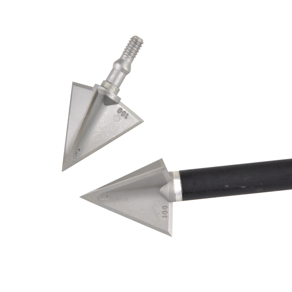 X3 Stainless Steel Arrowheads, 12 pcs, 100 Grain (6.8g)