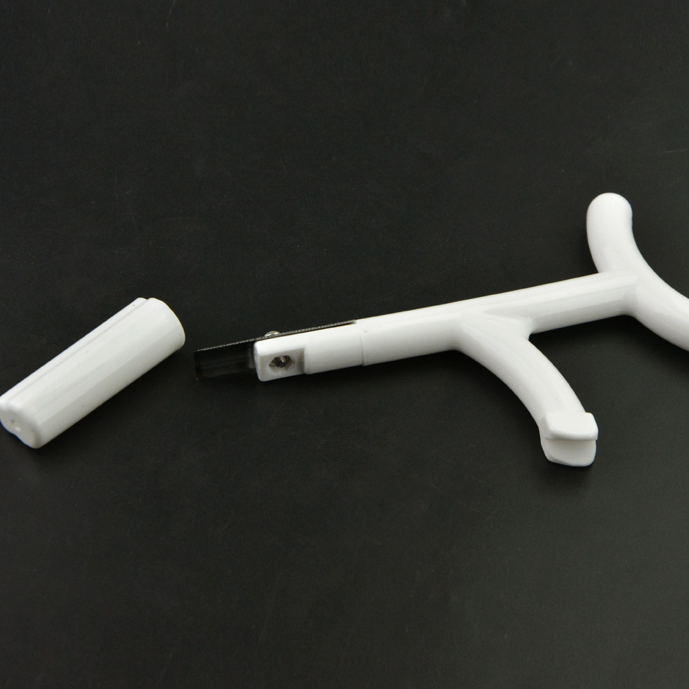 AME ARCHERY Fletching Remover Tool White