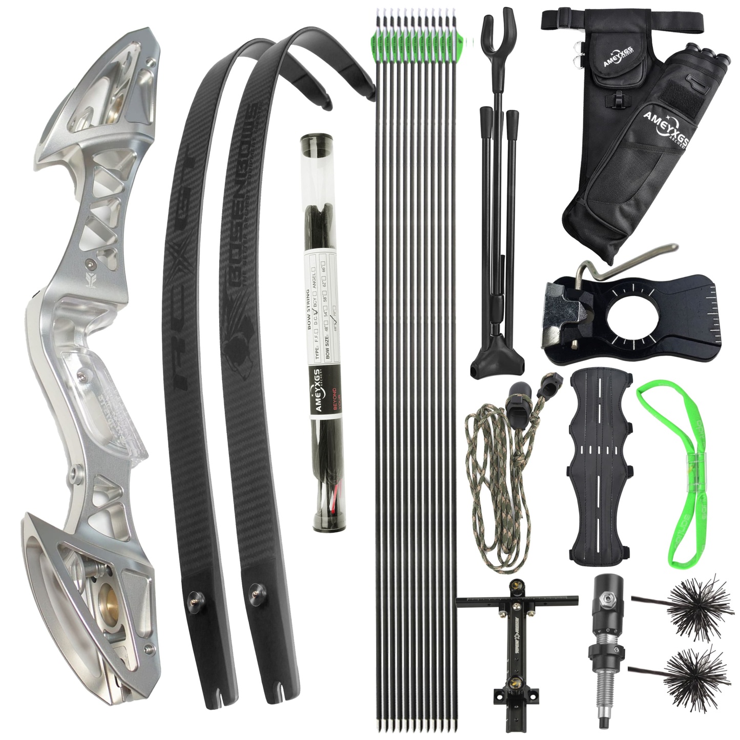 FENGYU Archery ILF Takedown Recurve Bow 22-60LBS Set Shooting