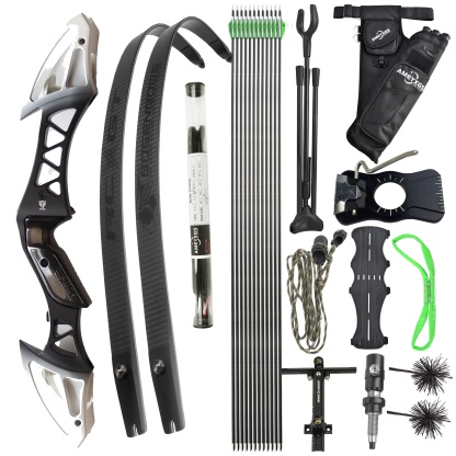 FENGYU Archery ILF Takedown Recurve Bow 22-60LBS Set Shooting