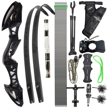 FENGYU Archery ILF Takedown Recurve Bow 22-60LBS Set Shooting