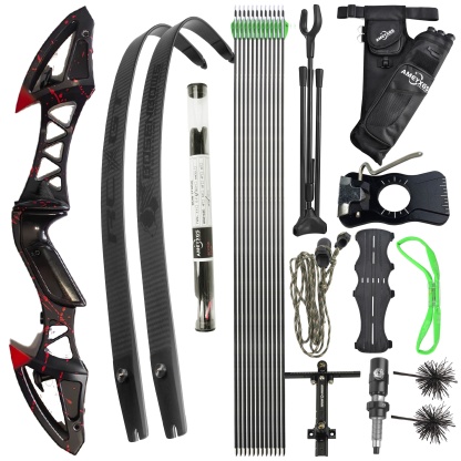 FENGYU Archery ILF Takedown Recurve Bow 22-60LBS Set Shooting