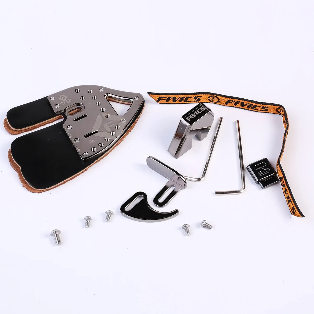 FIVICS Archery Brass Saker1 2  Finger Tab