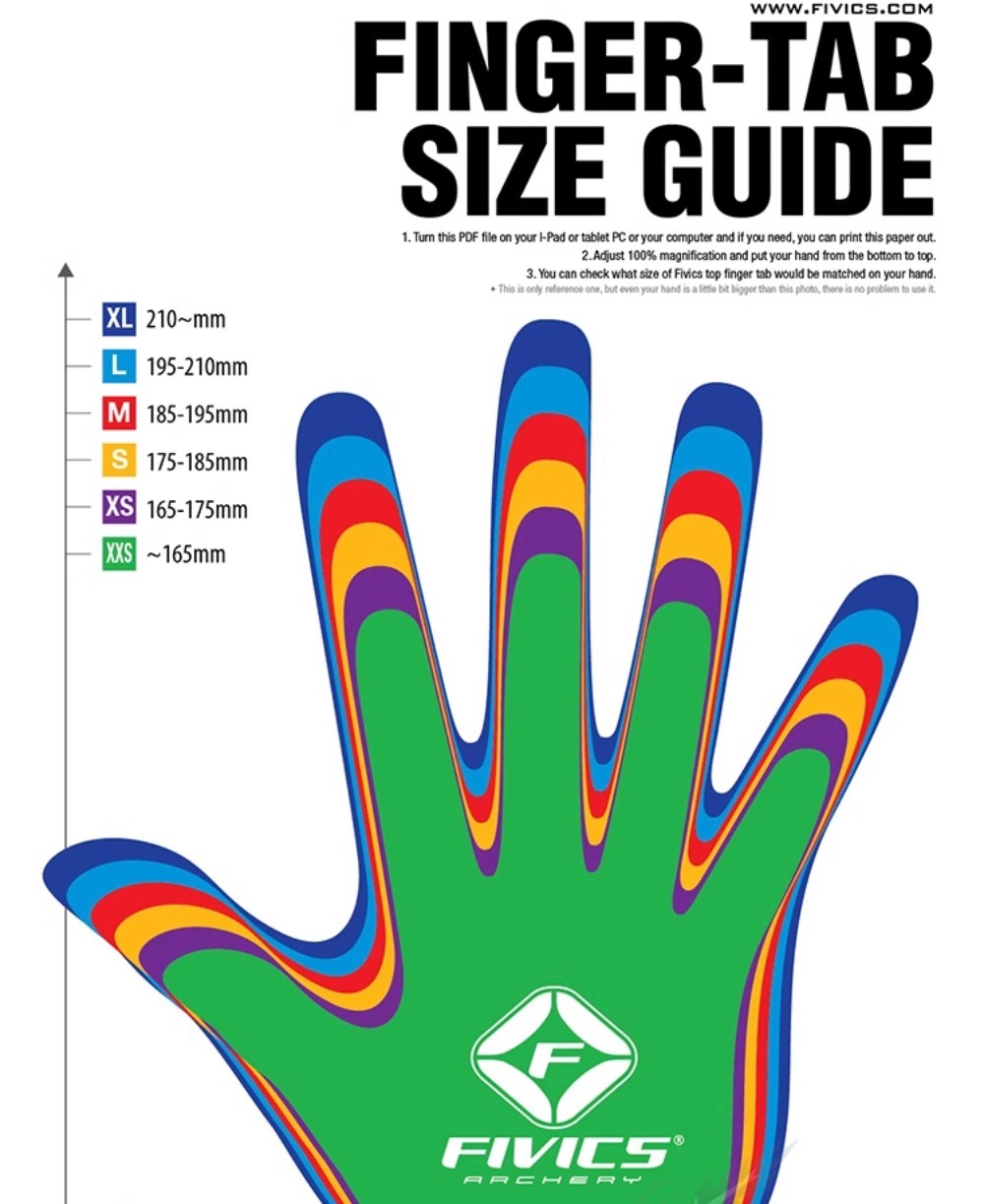 Fivics | Saker 1 Finger Tab for Outdoor Traning Olympic Archery 