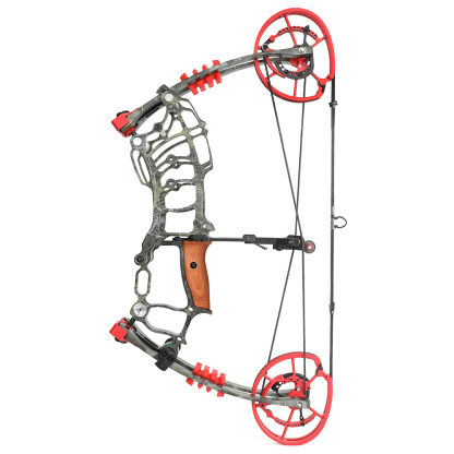 JUNXING Forest Camo Fun Compound Bow Kit 30–70 lbs Dual Shooting Arrows & Steel Balls