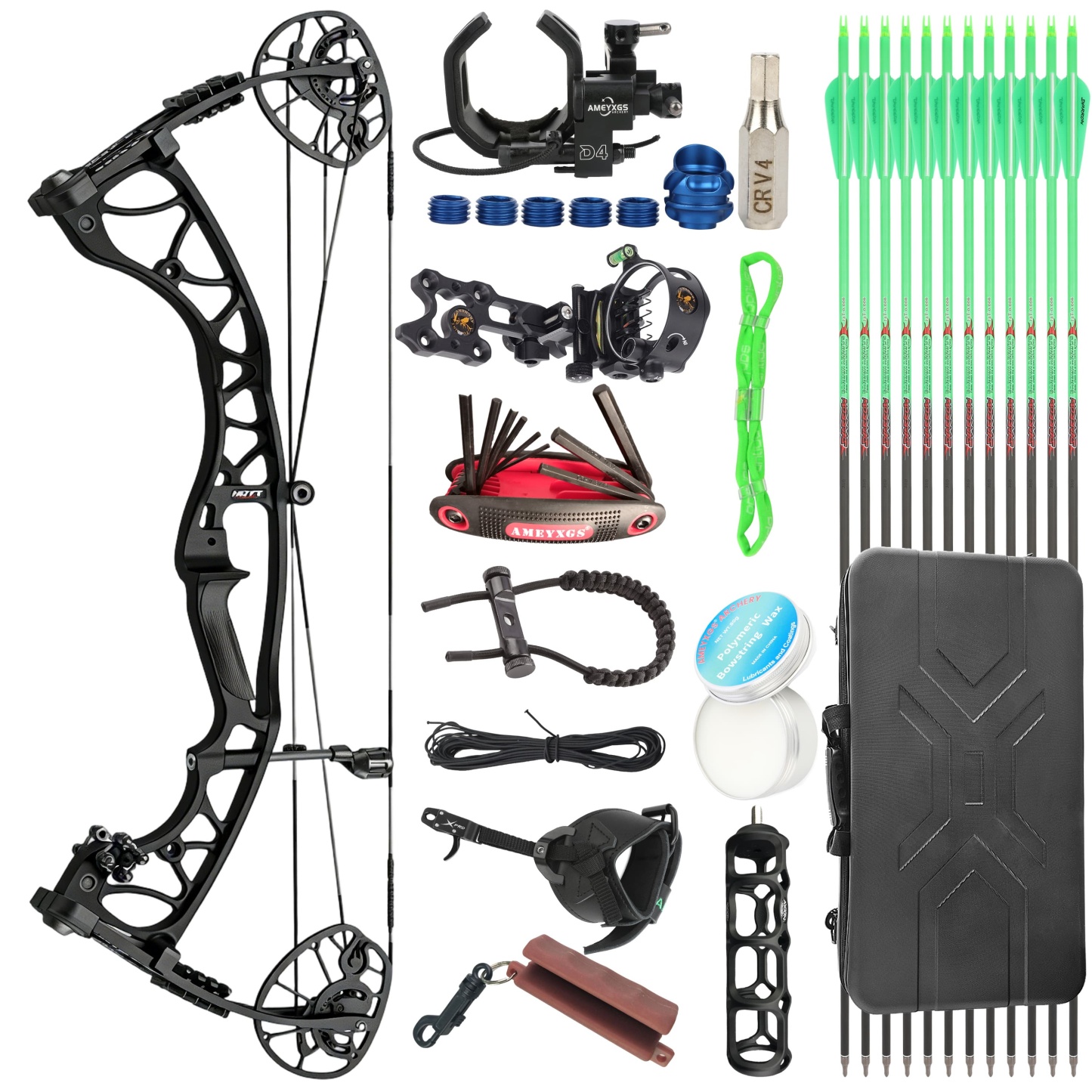 HOYT Archery Compound Bow 40-70lbs Target Kit Shooting