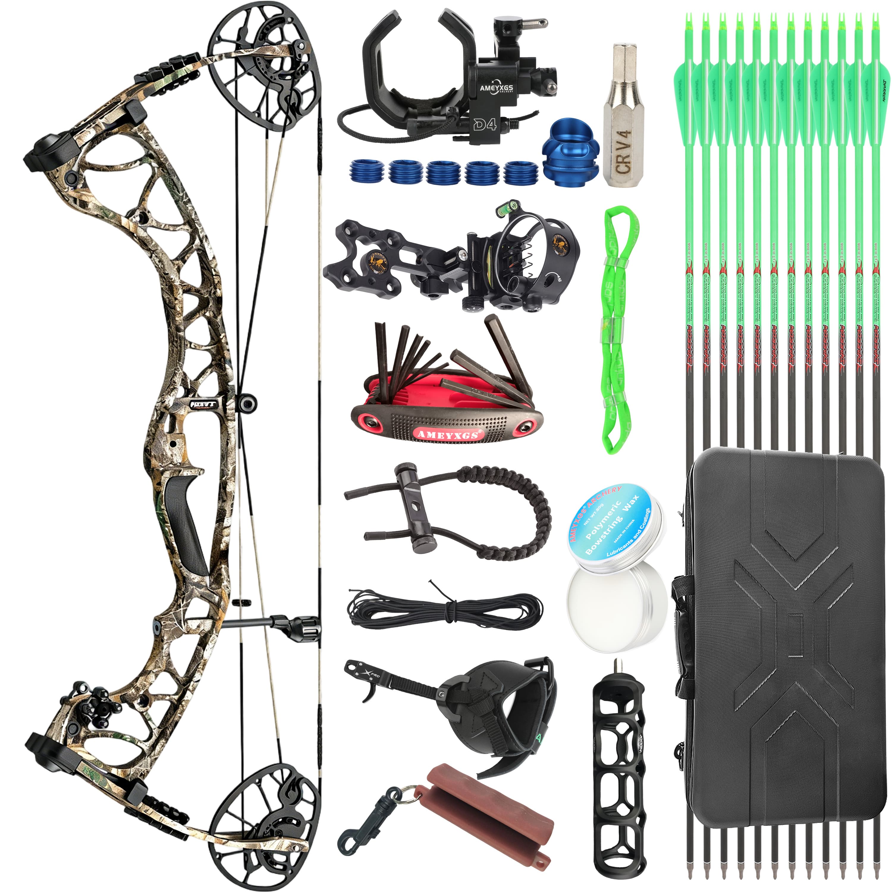 HOYT Archery Compound Bow 40-70lbs Target Kit Shooting