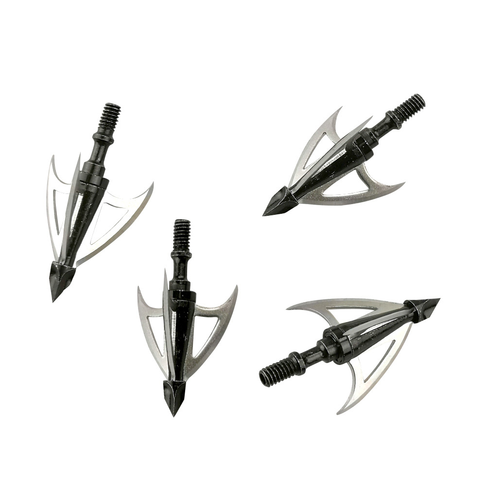 Wolf Fang Hunting Broadheads 12pcs – 100 Grain Stainless Steel