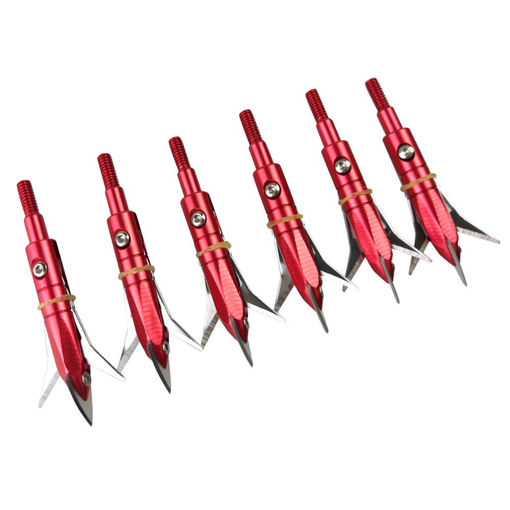 AME ARCHERY Elf Broadhead Arrow Tips – Hunting & Fishing Arrows(6pcs)