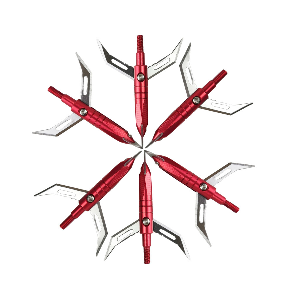 AME ARCHERY Elf Broadhead Arrow Tips – Hunting & Fishing Arrows(6pcs)