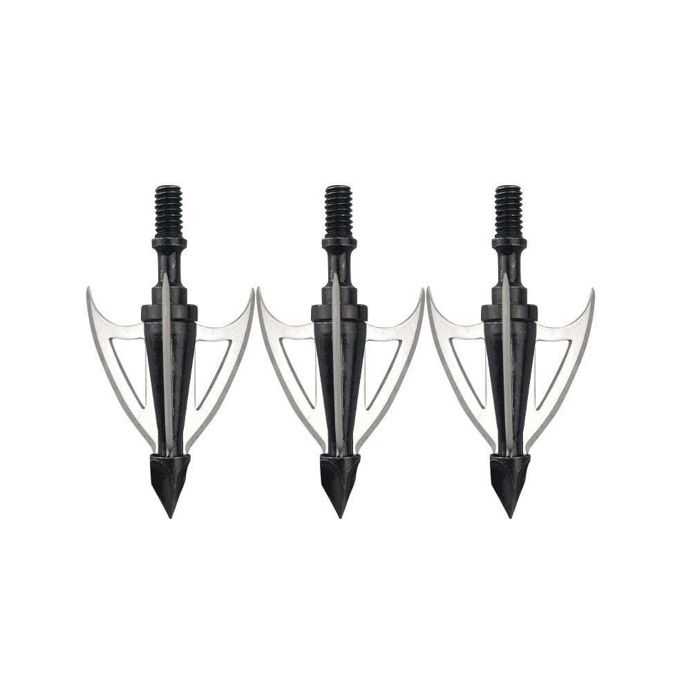Wolf Fang Hunting Broadheads 12pcs – 100 Grain Stainless Steel