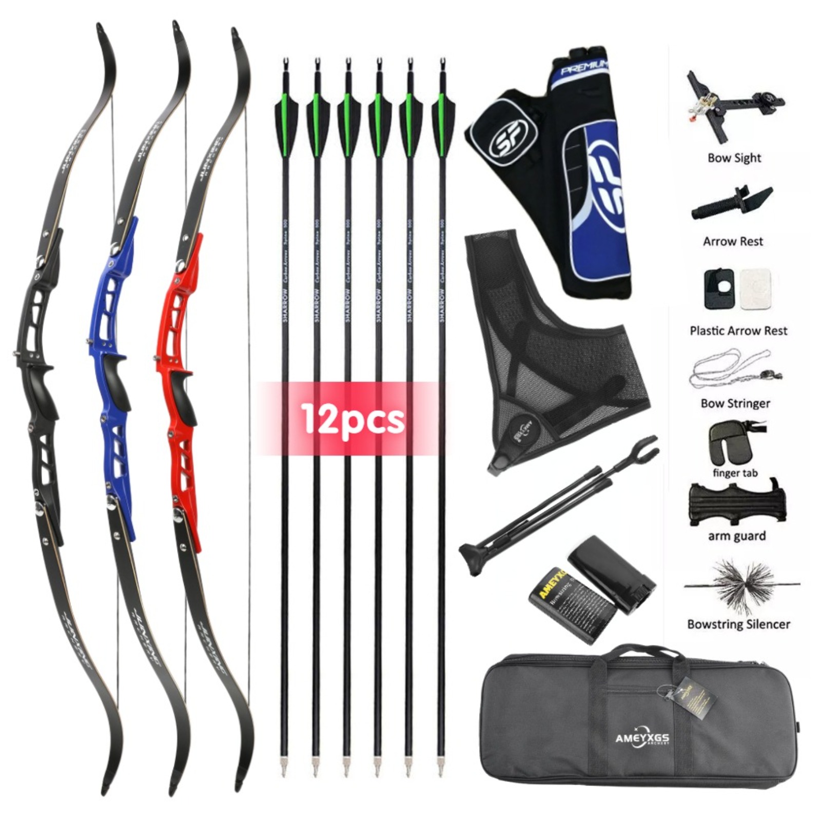 JUNXING ARCHERY F167 66inch ILF Recurve Bow