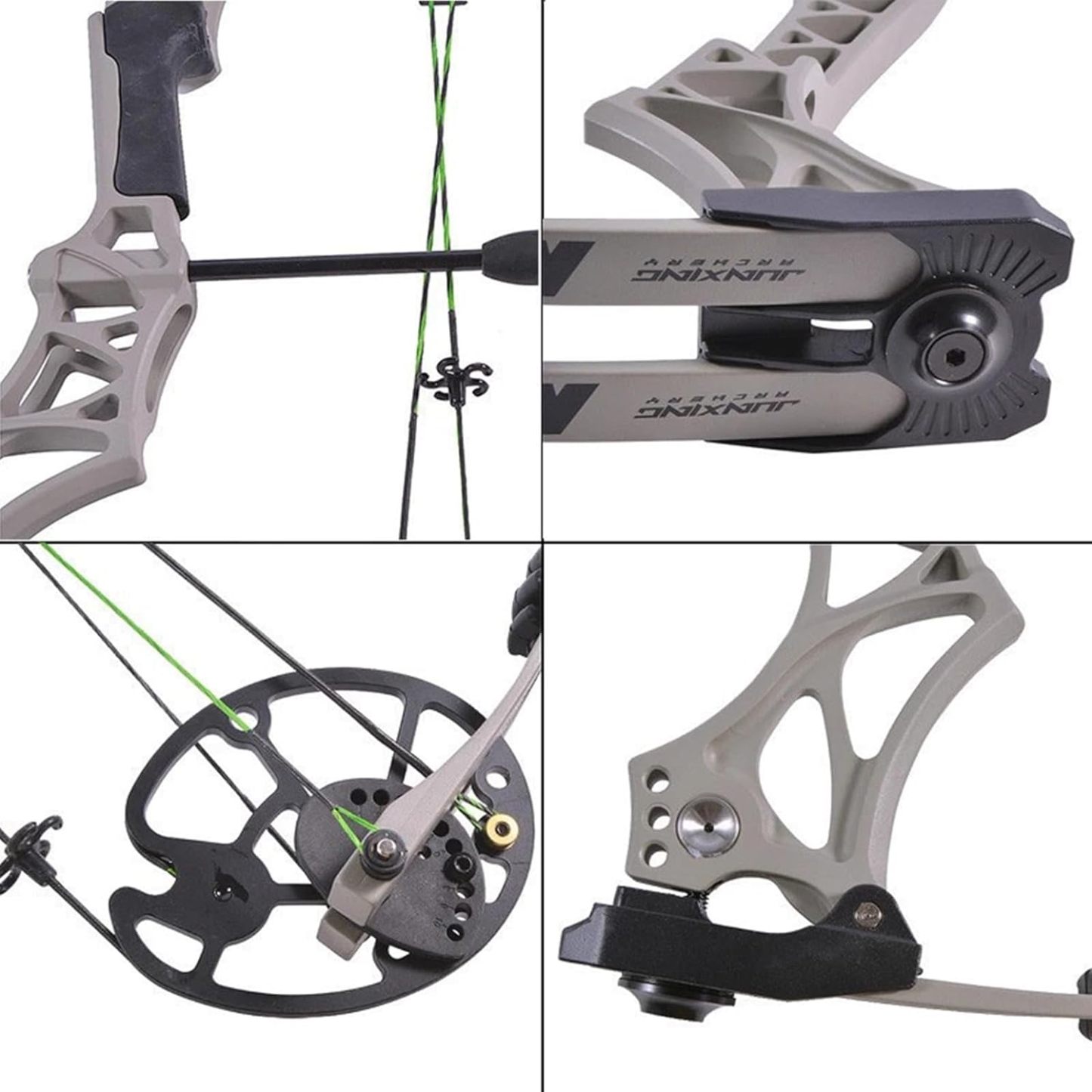 JUNXING ARCHERY M129 Compound Bow 320fps 30-70lbs for Shooting Hunting