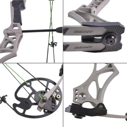 Junxing M129 Compound Bow Military Green Bow & Arrow Set