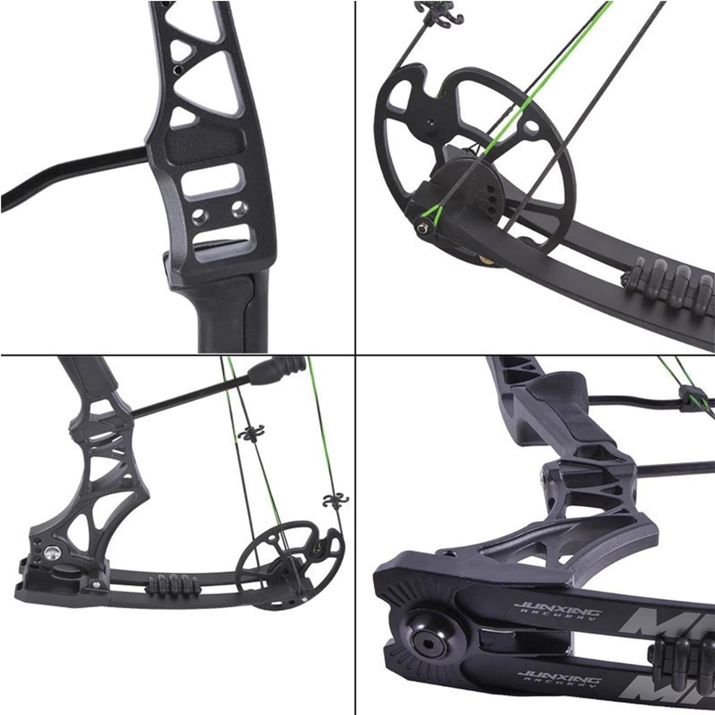 JUNXING ARCHERY M129 Compound Bow 320fps 30-70lbs for Shooting Hunting