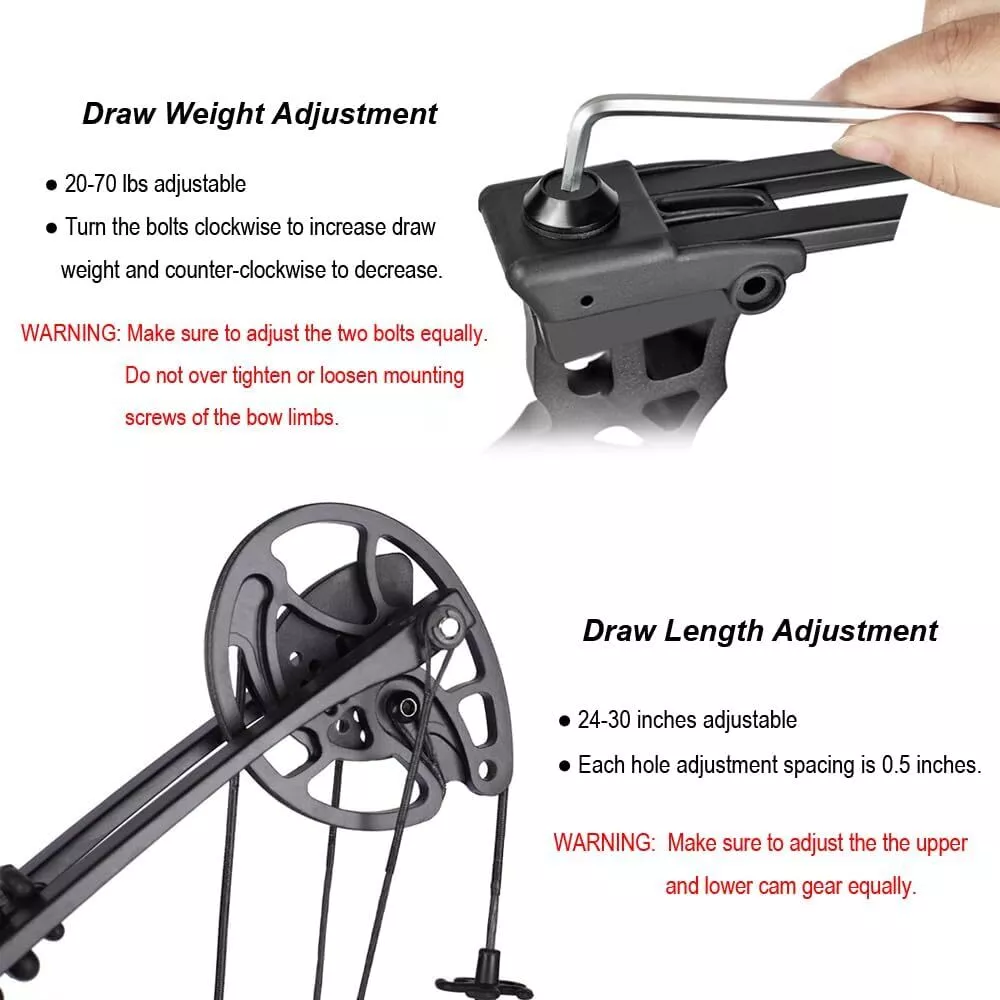 JUNXING ARCHERY M131 Bowfishing Compound Bow Set 