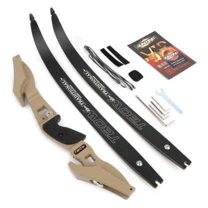 JUNXING Archery B3 62inch Recurve Bow 25-60lbs for hunting