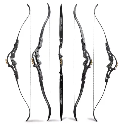 JUNXING B1 62" ILF Hunting Recurve Bow 19'' Riser 30-60lbs 